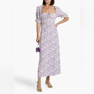 Rixo Montenegro floral midi dress - worn a couple times, in excellent condition!